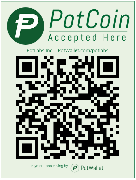 Potcoin Accepted Here